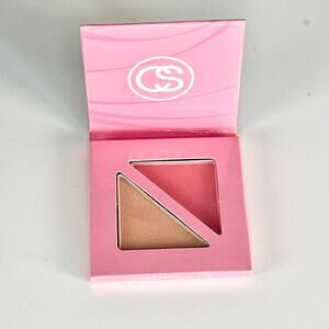 Coastal Scents Duo Blush Highlighter Pink Travel .023 oz .65g New